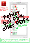Fehler im pdf